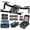 deep black, variant on HHD Drone with 4K Camera for Adults and Beginners, 5G Wifi Transmission, 40 Minutes Flight Time,Black