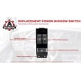 thumbnail image 4 of Master Power Window Switch, Gray - Driver Side Door - Compatible with Chevy Silverado and Sierra 1500, 2500, 2500 HD,, 4 of 5