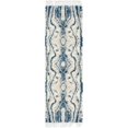 thumbnail image 1 of Unique Loom Hygge Shag Plush & Cozy Area Rug 2' 7 x 8' 2 Runner Blue/Ivory, 1 of 1