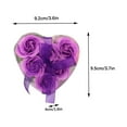 thumbnail image 2 of Advent Sphere Danhjin 6Pcs Scented Rose Flower Bath Body Soap Wedding Party Gift Home Decor, 2 of 8