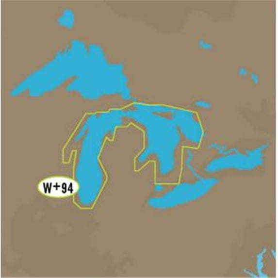 C-MAP NT+ NA-C102 - Lakes Michigan & Huron - C-Card