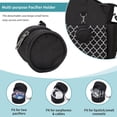 thumbnail image 5 of Lmbabter Bolsa de pañales con cambiador Bolsa de bebé multifunción mejorada con correa ajustable para el hombro Bolsillos aislados (negro), 5 of 5
