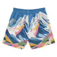 thumbnail image 7 of FORMRS Boys Swim Trunks Quick Dry Mesh Liner Boardshorts Sizes XS-XL, Abstract Snow Mountain, 7 of 7