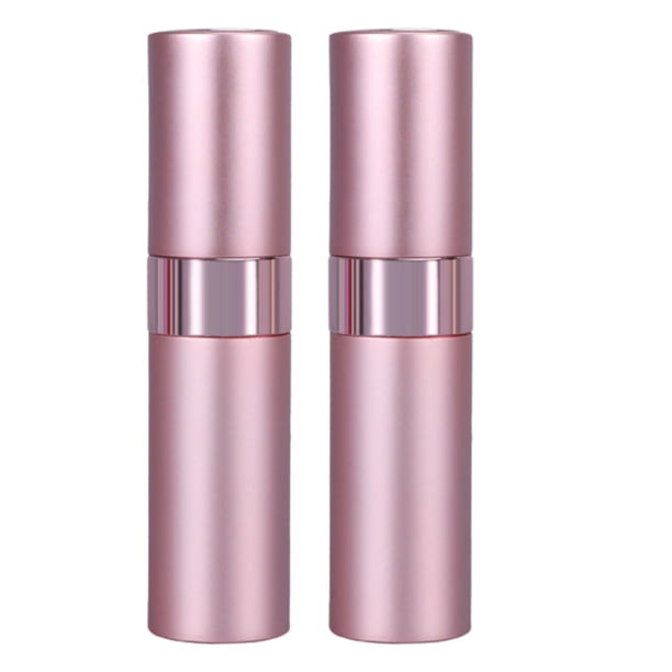 Botella de perfume de 2 piezas de 8 ml, botella de perfume de viaje portátil
