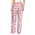 thumbnail image 3 of Naloa Cute Pig Nose Print Women’s Ultra-Soft Comfy Pajama Lounge Pants with Pockets & Drawstring, 3 of 8