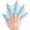 Blue-a-pair, variant on Silicone Swimming Fins Flipper Men Women Child Swim Pool Sport Professional Training Finger Hand Webbed Gloves Paddles Equipment
