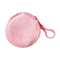 thumbnail image 3 of breaise Coin Purse,Fashion Soft Plush Round Coin Pouch,Portable Small Change Purse Cute Zip Wallet, 3 of 3