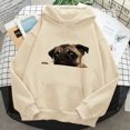 thumbnail image 4 of Sudaderas con capucha de Pug para mujer, sudadera y2k harajuku, ropa de calle femenina, Camisa con capucha, 4 of 5