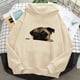 thumbnail image 4 of Sudaderas con capucha de Pug para mujer, sudadera y2k harajuku, ropa de calle femenina, Camisa con capucha, 4 of 5