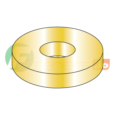 

#6 SAE Thru Hard Washers / Steel / Zinc Yellow / Outer Diameter: 3/8 / Thickness Range : .036 - .065 (Quantity: 5 000 pcs)