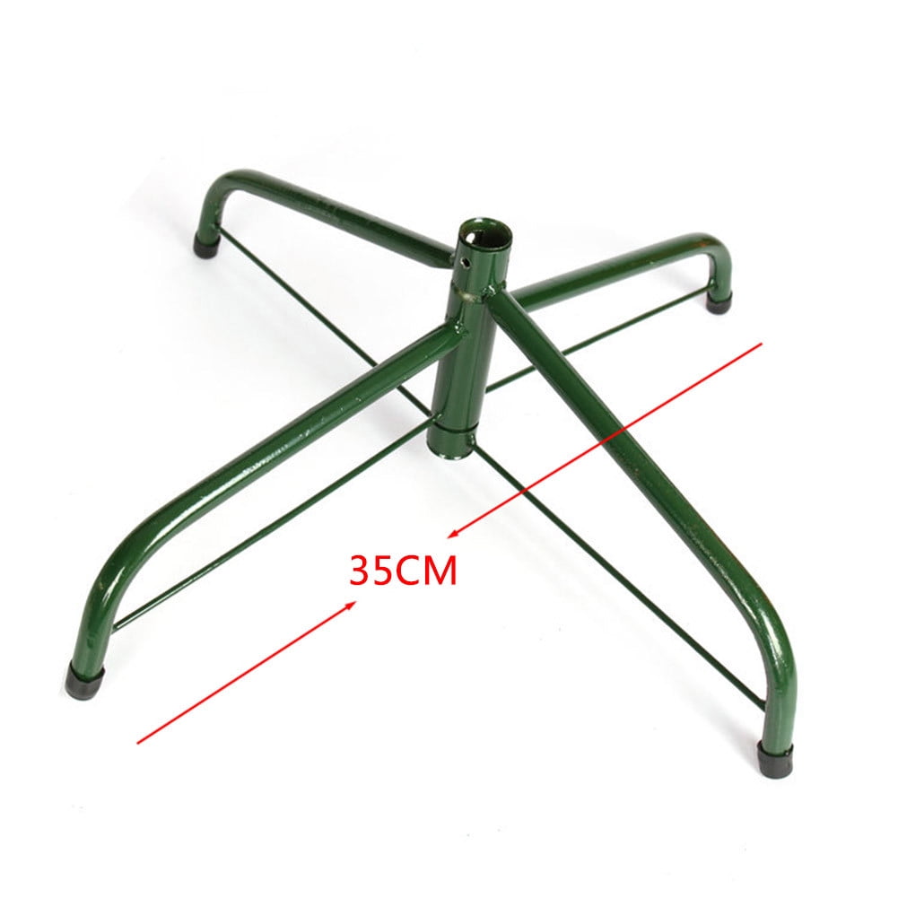 LPxdywlk 30-50cm Artificial Christmas Tree Stand Base Metal Pole Holder Party Festival Props Decoration Green 30cm 