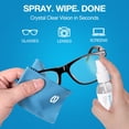 thumbnail image 2 of Kit limpiador de gafas SmotecQ sin alcohol con 2 botellas de aerosol de 60 ml, 2 of 7