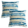 thumbnail image 1 of Funda de almohada con textura de felpa y arena movediza, funda de cojín de sofá sin núcleo, color sentido, 2 uds., 1 of 5