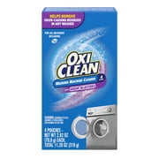 OxiClean Washing Machine Cleaner with Odor Blasters, Eliminates Odors, 4 Count