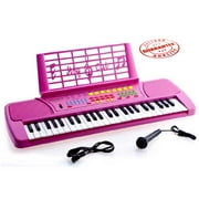 Best 49 Key Electronic Keyboards - D'Luca Children 49 Keys Electronic Piano Music Keyboard Review 
