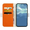 thumbnail image 6 of Dteck for Samsung Galaxy S21 Plus Case, PU Leather Flip Wallet Case with Cart Slot and Kickstand Shockproof Protective Case for Samsung Galaxy S21 Plus 6.7 inch 2021 Ladies Girls Women Men, Orange, 6 of 9
