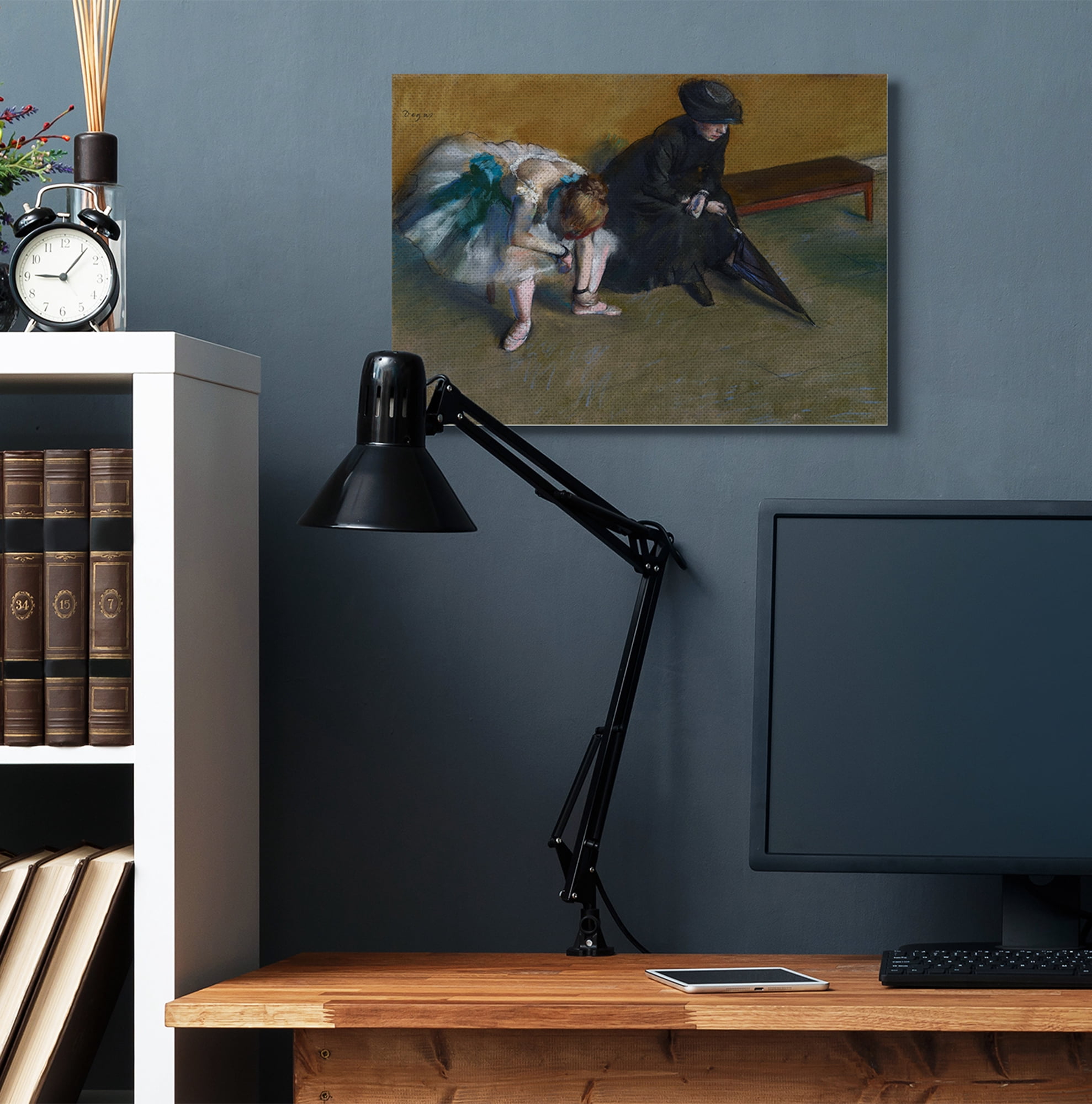 Stupell Home Décor Ballet Break Classic Painting Canvas Wall Art by Edgar Degas