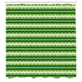 thumbnail image 3 of Ambesonne Green Shower Curtain, Wavy Lines Irish Cultural, 69"Wx84"L, Lime Green Dark Green, 3 of 5