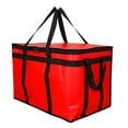 thumbnail image 3 of Bolsa aislante para entrega de alimentos, bolsa de comestibles para comida fría y caliente, calentador de alimentos, bolsa térmica para restaurante, Rojo, 3 of 8