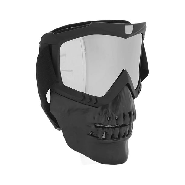 Gafas de moto de casco de motocicleta con calavera motocicleta