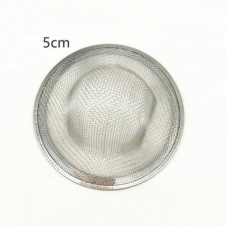 

STEEL PLUG STRAINER Bath/Bathroom Sink Shower Drain Filter Cover Hair Catcher UK