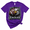 Purple, variant on Eagles Football T-Shirt Graphic Tee Unisex Cotton Sports Fan Shirt Eagle Head Football Design Casual Crew Neck Tee