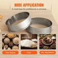 thumbnail image 6 of VEVOR Flour Sieve Fine Mesh,80 Mesh Flour Sifter, 304 Stainless Steel Fine Mesh Sifter Food-grade, Dia. 12.6" Fine Mesh Strainers for Baking, 5 Sizes Mesh hole for Mungbean, Rice, Flour, Pearl Powder, 6 of 9