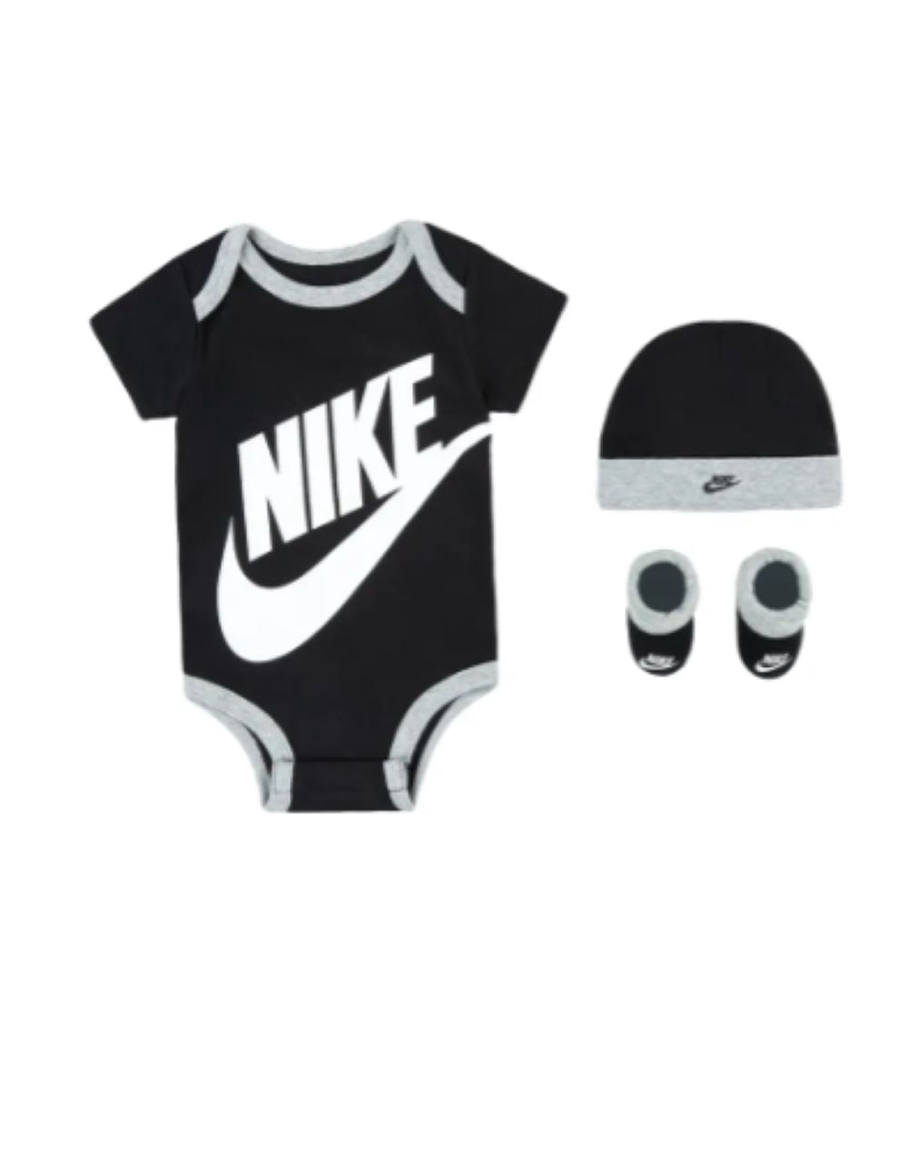 Nike 3Piece Infant Set Bodysuit, Hats & Booties 06Months