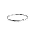 thumbnail image 2 of 925 Sterling Silver Minimalist Hammered Textured Thin 1.2mm Knuckle Midi Stacking Rings (10 US, 925 Sterling Silver/ Grooved), 2 of 7