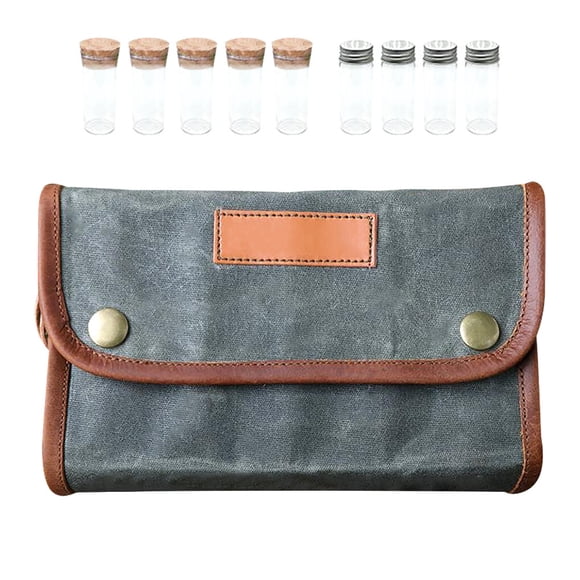 Botella de condimento Soidarity 9 piezas Tarros de especias portátiles Verde