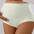 thumbnail image 2 of HVOBTTY Women's Seamless High Waist Briefs Solid Color Ribbed Underwear Stretch Breathable Slim Sport Panties, 2 of 5