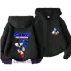 thumbnail image 4 of Sudadera con capucha y cremallera para niños Sonic Lightning 2024 con estampado de dibujos animados Otoño/Invierno Sudadera de manga larga Chaqueta informal Top 2-12 años Niños Niñas, 4 of 4