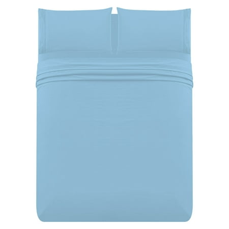 Cast Series White One Light - The Great American Store 1800 Series - 4 PC Brushed Microfiber Waterbed Sheet Set - 15