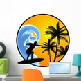 thumbnail image 1 of Surfer Wall Mural by Wallmonkeys Peel and Stick Graphic (24 in W x 24 in H) WM158140, 1 of 4