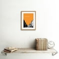 thumbnail image 2 of Royal Mile Edinburgh Scotland Famous Street Orange Framed Art Print, 2 of 5