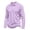 Light Purple#70723FF, variant on Hearthz Polo T Shirts for Men 3 Button Placket Lapel Collar Mens Shirts Long Sleeve Business Casual Golf Polo Shirts for Men Athletic T Shirts White XXL