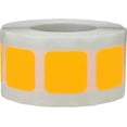 thumbnail image 3 of Fluorescent Orange Square Stickers | 0.75" Inch Square | 500 Pack, 3 of 4
