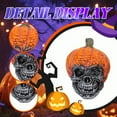 thumbnail image 3 of LAMIRO Skeleton Decor Halloween Decorations Indoor,Skeleton Pumpkin Halloween Decoration,Skeleton Decor for Indoor and Outdoor Tree Door Prank Atmospheredecor Decor,Style2, 3 of 7