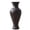 Black, variant on Black Tall Metal Floor Vase, Boho Decorative Standing Vase for Pampas Grass, Slender Rustic Flower Holder for Corner Living Room Home Decor