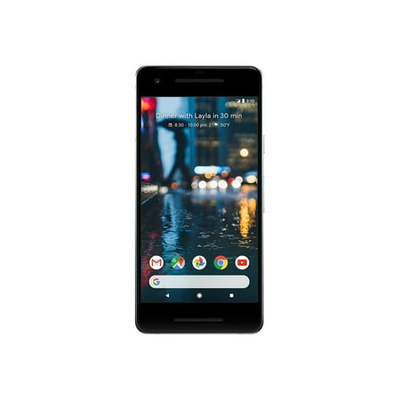 Google Pixel 2 - Smartphone - 4G LTE - 128 GB - CDMA / GSM - 5" - 1920 x 1080 pixels (441 ppi) - AMOLED - RAM 4 GB - 12.2 MP (8 MP front camera) - Android - just black