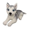 thumbnail image 1 of LIWEN 25/30cm Puppy Stuffed Toy Lying Posture and Sitting Postures Cozy Touch Desktop Ornament Cute Simulation Husky Dog Plush Toys Living Room Decoration, 1 of 8