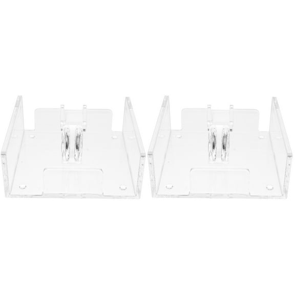 Guiyong 2pcs Acrylic Cocktail Napkin Holder Napkin Dispenser Dining Table Paper Napkin Stand
