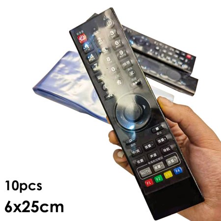 

Kohagoki Transparent Heat Shrink Film Bag For TV Box Video Remote Control Waterproof Dustproof Protective Cover Protector Case