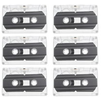 Raindrops  6 Pcs Audio Tape Recordable Empty Cassette Blank Tapes for Recording Magnetic