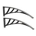 thumbnail image 3 of S SÉRENABLE Fenêtre Store Support de Porte Extérieure Store Support pour Terrasse Jardin Pluie Couverture Blanc, 3 of 9