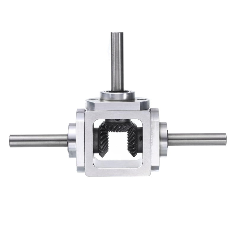 Gear-Box 90 Degree Right Angle Bevel- 1:1 Reversing Double Output