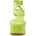 thumbnail image 2 of Michael Kors Women’s Paola Platform Dress Sandals Women’s Shoes, Bright Limeade, 5M, 2 of 4