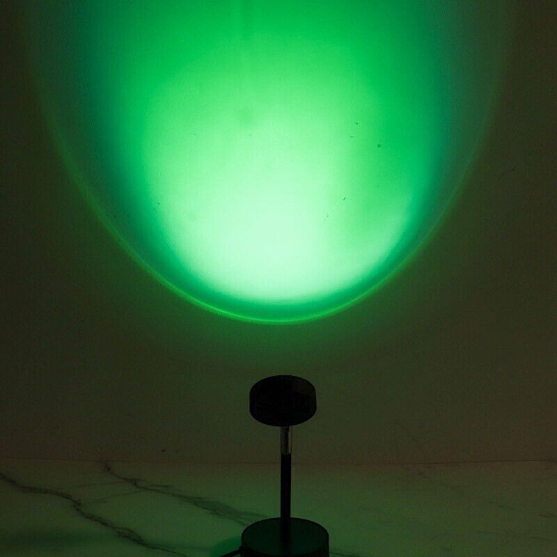 9" Black LED Sunset Light Projector SPOTLIGHT Remote Control Party