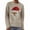 Beige, variant on Christmas Womens Pullover Sweater Santa Crew Neck Long Sleeve Thermal Warm Fashion Baggy Comfort Xmas Tops Rose Gold XL