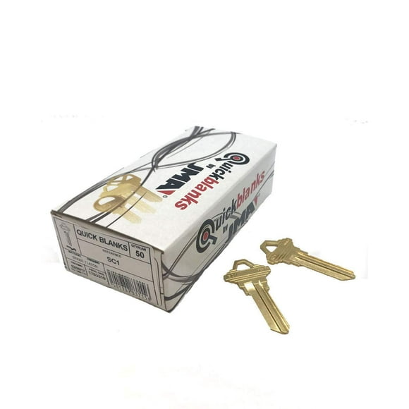 SC1 Brass Key Blanks Box 50 by JMA 1-pack